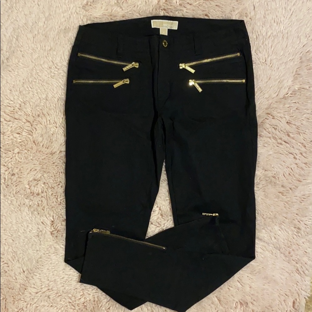 Michael Kors Black Stretch Dress Pants